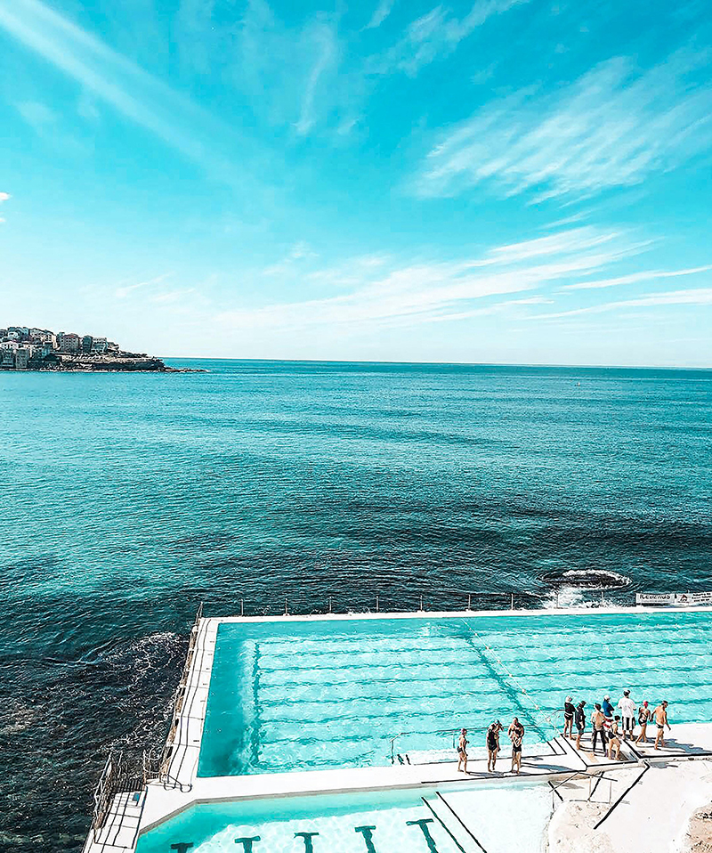 Bondi Beach à visiter lors d'un week-end à Sydney, Australie